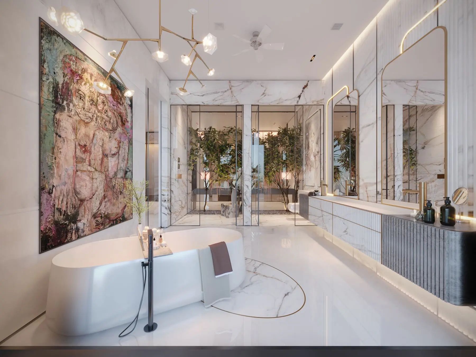 A guest bath that stopped smelling of 1974