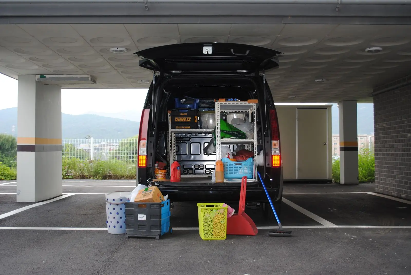 A Stillwater service van packed with parts and tools